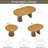 5 Piece Extendable Oval Dining Table Set For 4 Wood Look Kitchen Table With Rattan Back Upholstered Dining Chairs-669228127