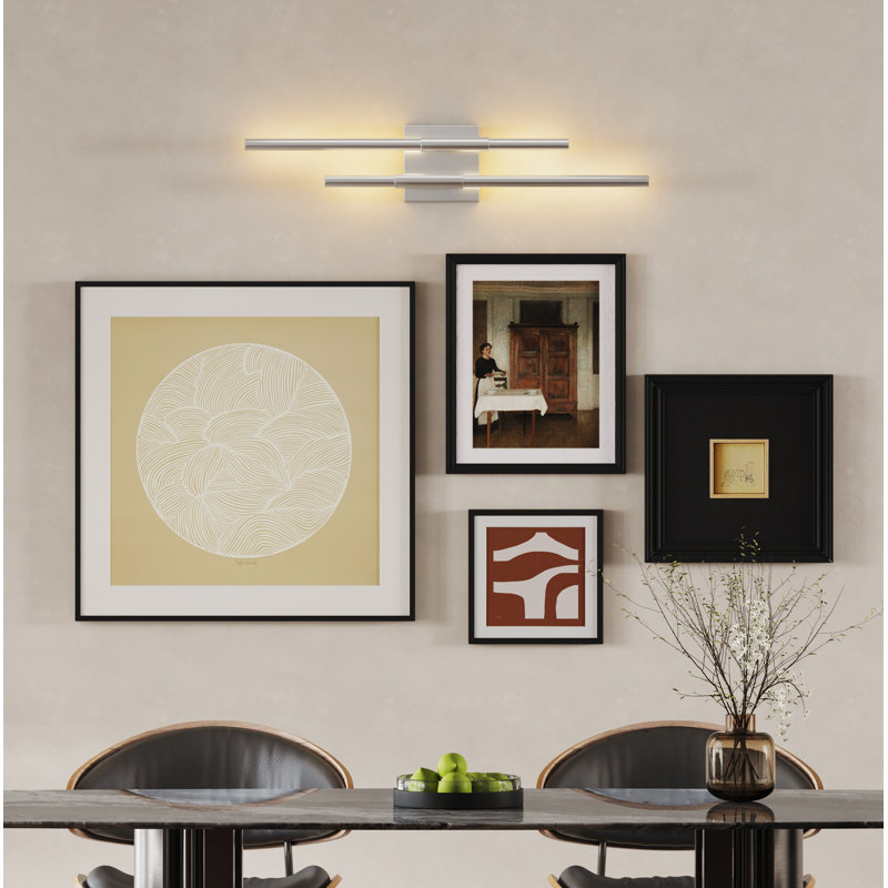 Buchan 2 - Light Dimmable LED Vanity Light, Silver