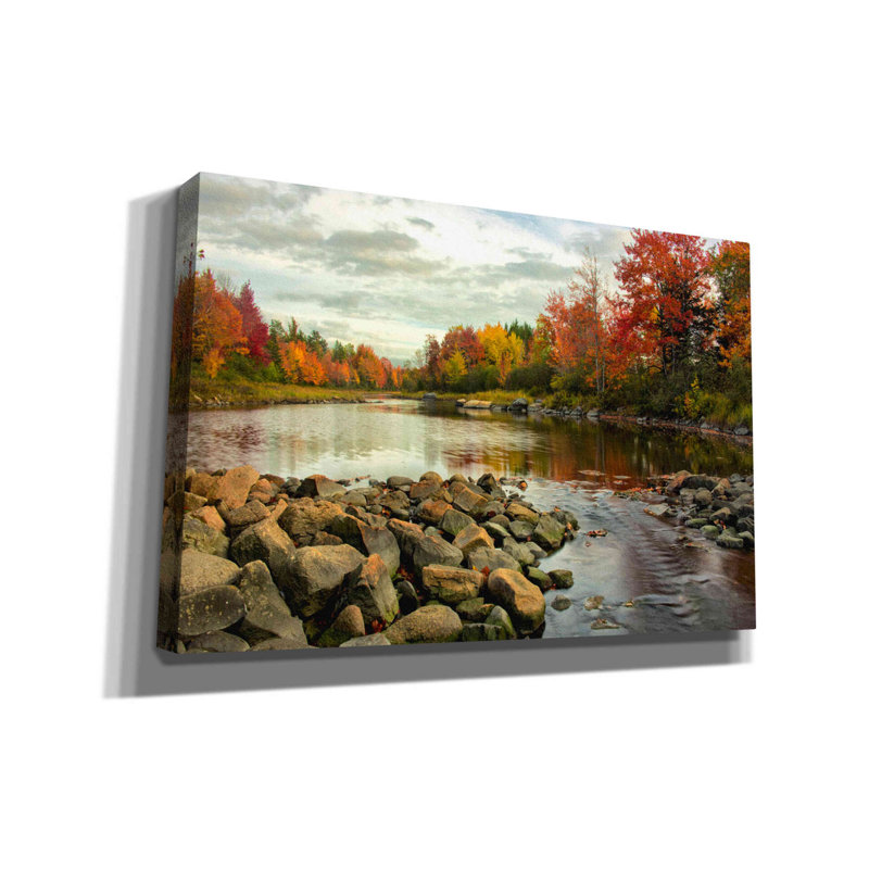 «Northeast Creek» par Danny Head, art mural sur toile, H 40 po x l 60 po x P 1,5 po