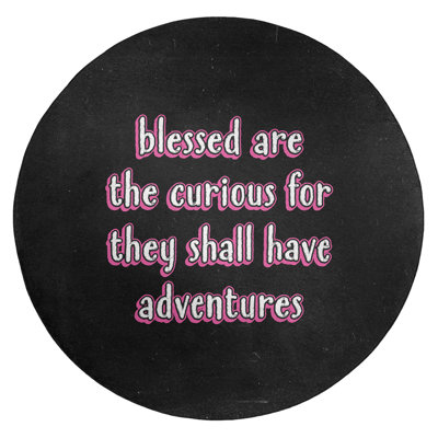 Tapis en polyester tableau noir style citation inspiration