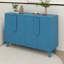 Buffet polyvalent - magnifique buffet en bois avec tablettes réglables et poignées arquées uniques-254694561