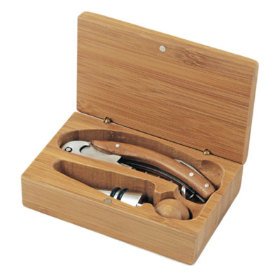 Ensemble d'outils de bar en bambou 2 pièces True Brands