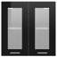 Black Hanging Glass Cabinet 60X31x60 Cm-1533874564