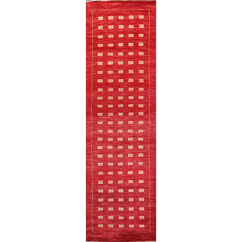 Tapis rouge rouge Gabbeh Kashkoli