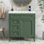Meuble-lavabo de 30 po avec lavabo supérieur, meuble-lavabo moderne avec 2 tiroirs et tiroir escamotable, meuble-lavabo simple-1845869816