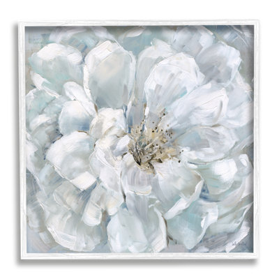 Bb-152-Framed " White Painted Blossom " by Sally Swatland