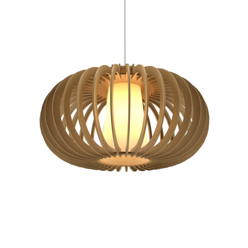 Stecche Di Legno 1 - Light Pendant, 16.38" H x 30.42" W x 30.42" D, Imbuia