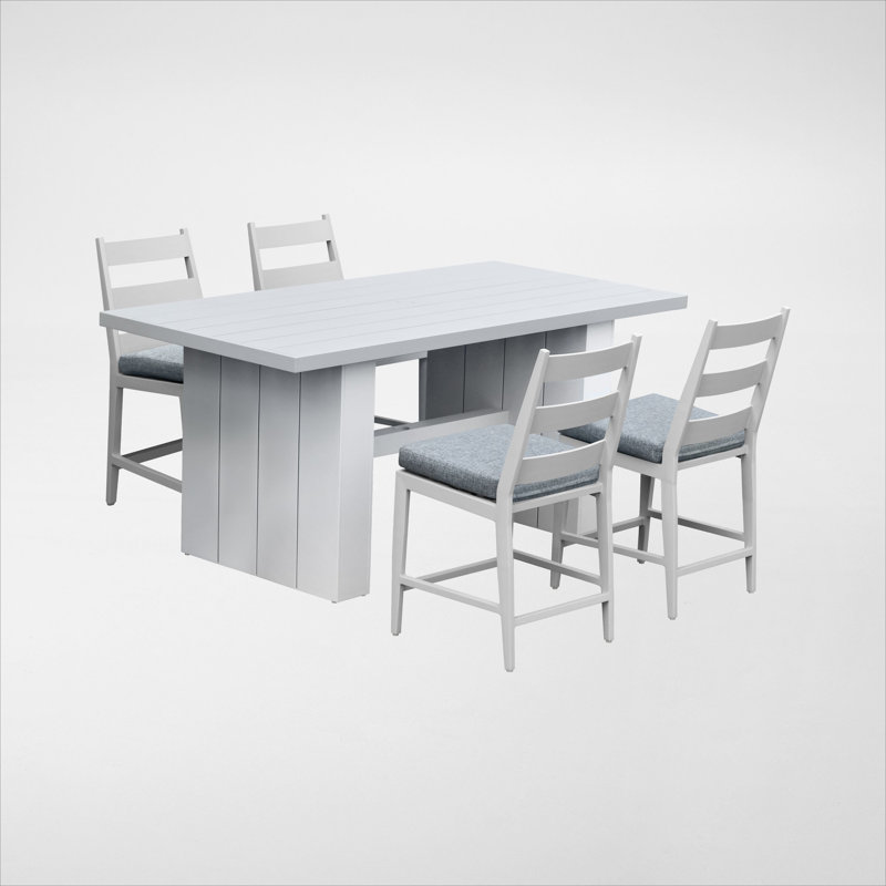 Vontrell Counter Height Dining Set, Buff, 5-PC, 4