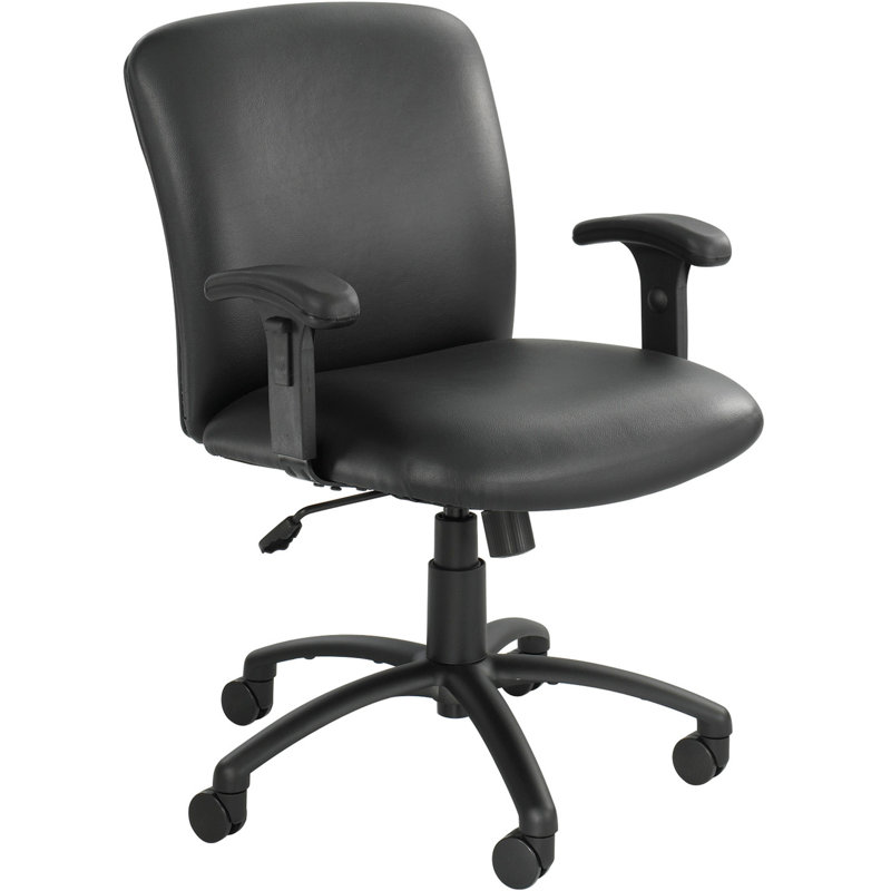 Black Adjustable Height T-Pad Arms for Big & Tall Chairs