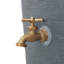 Tonneau cylindrique en plastique pour la collecte de l'eau de pluie Athena-31103798-31103800