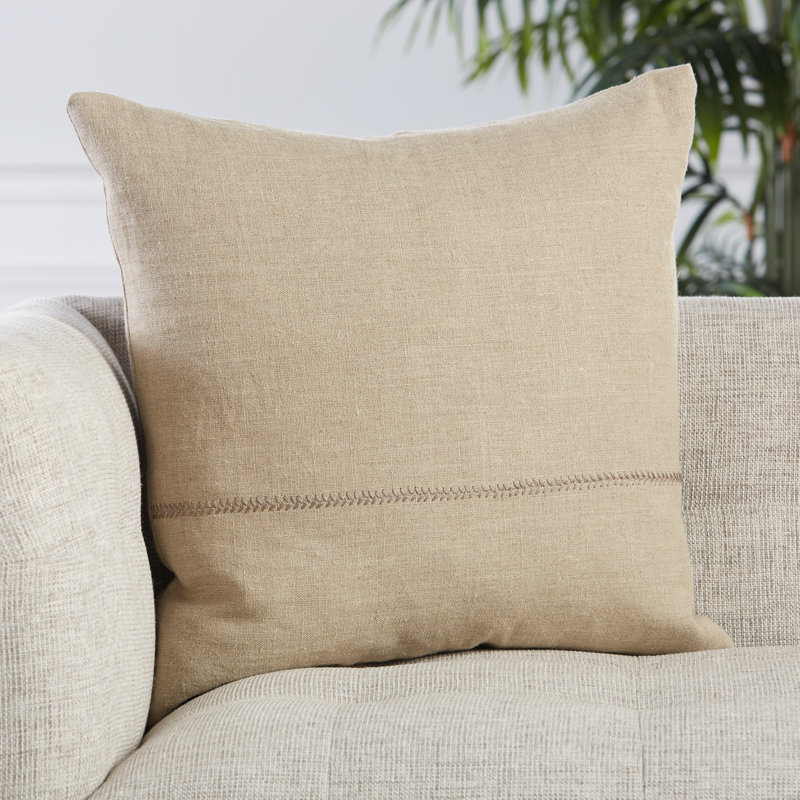 Coussin Griffin, Gris clair, Duvet