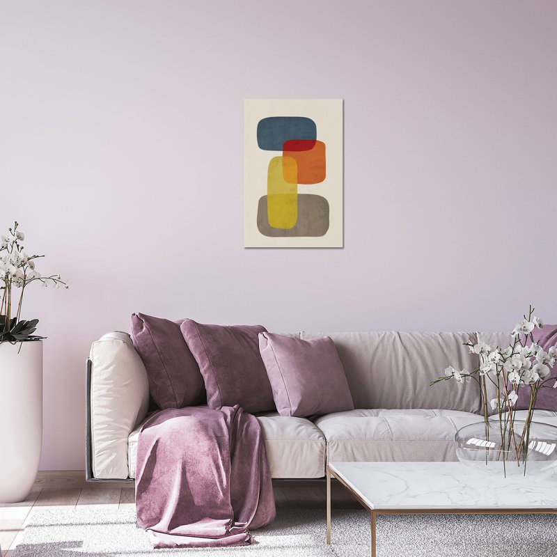 Mcm Stones I par EmcDesignLab - impression non encadrée, H 24 po x l 16 po x P 0,25 po