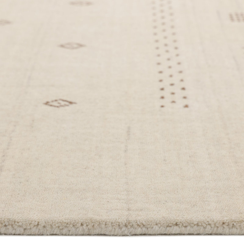 Simi Geometric Area Rug, Rectangle 9' x 12', Snow