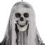 HOMCOM Life Size Hanging Skeleton Halloween Decorations, 90/110/170cm