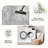 1PC Distressed Neutral Grey Abstract Watercolor area rugs for Living Room, Soft and Comfortable, Suitable for all seasons, easy-to-maintain, machine washable Indoor floor mat, Under Table Farmhouse suitable for dining table, bedroom, home office,-129886280