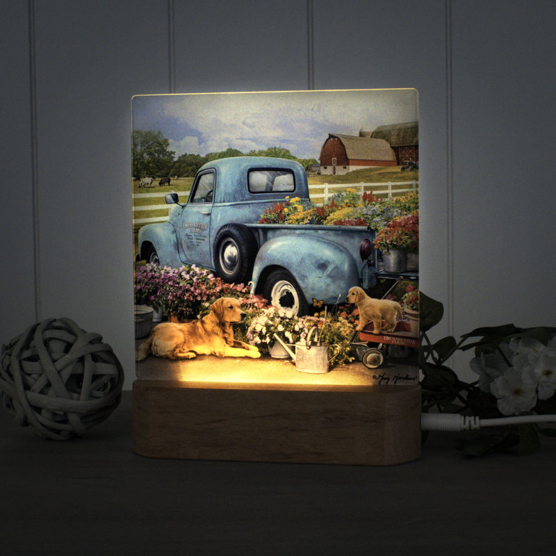 Veilleuse à fleurs