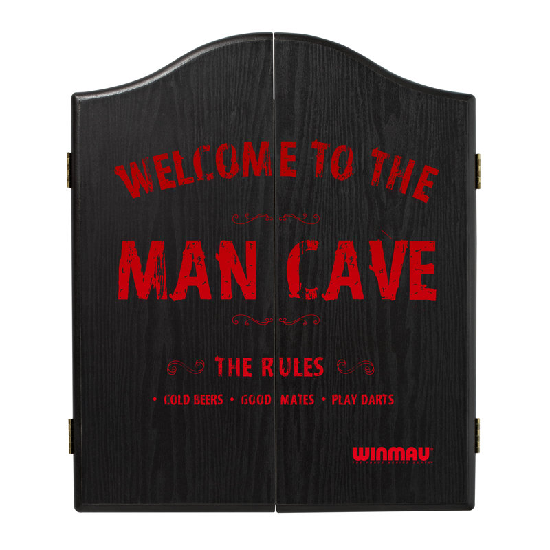 Armoire de jeu de fléchettes Man Cave