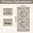 Wide Hallway Rug: Vintage Washable Soft for Living Room Bedroom Water Resistant Carpet with Non-Slip Backing for Entry Kitchen Dining Room Thin Bathroom Floor Mat(Brick)-1837069369-1813402916