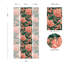 Papier peint floral corail chorale moderne moderne