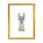 Toile encadrée d'or