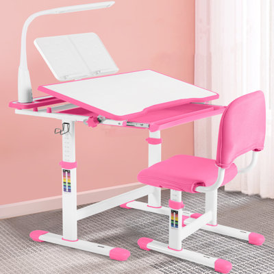 Trona 26" Writing Desk with Chair Set by Zoomie Kids
