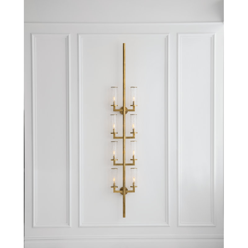 Kelly Wearstler Liaison Statement Sconce, Antique-Burnished Brass