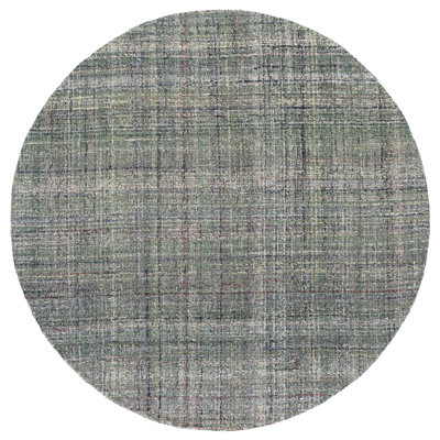 Abstract Hand Tufted Performance Solid Color Indoor Rug