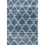 Tapis bleu indigo / ivoire Ishaan Ogee-831870448