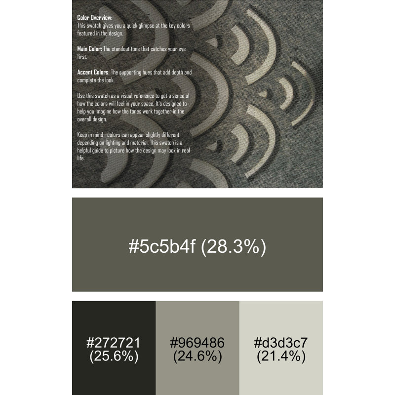 Tapis beige/gris tissé à la machine, Tapis de couloir 2 pi x 5 pi