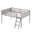 Lit mezzanine bas en bois gris avec lit convertible, coffre-fort et, sans sommier requis-1153724309-1153724310