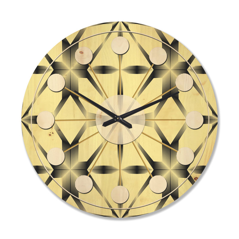 Ornement oriental. Horloge murale, Grand