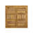 Transitional Wood Side Table - 30lbs Capacity, 20x20x15.86 Inches Made Of Wood, 20" W X D 15.86" H, Outdoor
