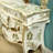 Industrial Art Style Console Table with Drawers
