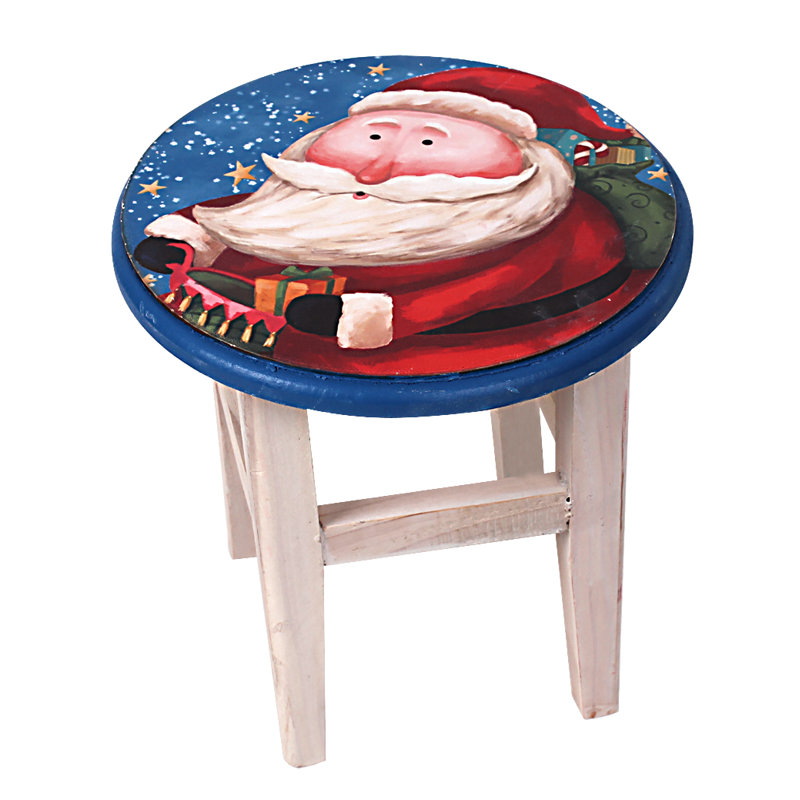 Solid Wood Accent Stool
