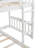 Stairway Twin Over Twin 2- Drawers Bunk Bed With Stairs and Slide-309869548