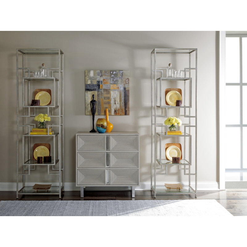 Contemporary White Oak 3-Drawer Dresser with Soft Close in Sandblasted Finish