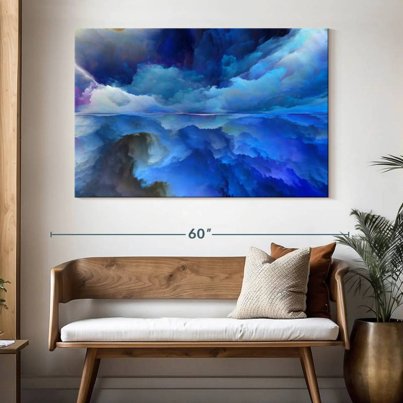 Avery Abstract Sky, 34" H x 51" W