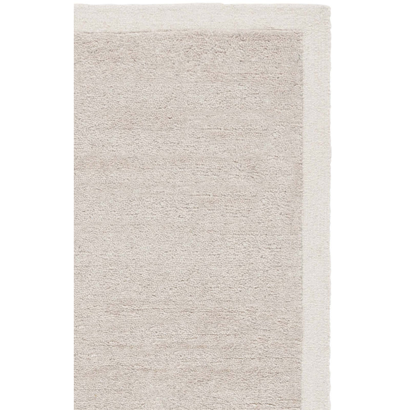 Laine touffetée à la main Metro; Tapis d'intérieur en coton de couleur unie, Tapis de couloir 2 pi 3 po x 8 pi