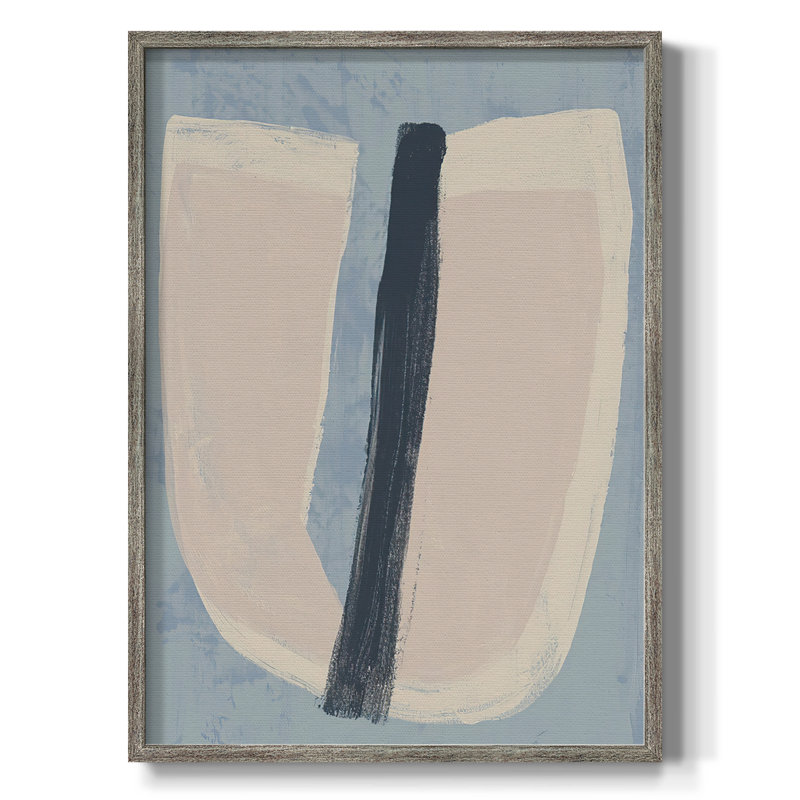 Tranche de papier I, reproduction encadrée - bois massif, H 11 po x l 9 po