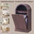 Modern Tilt Out Arched Trash Can Cabinet,Fluted 10 Gallon Dog Proof Trash Can Cabinet with Open Storage Shelf,with Storage Basket for Kitchen-118726638