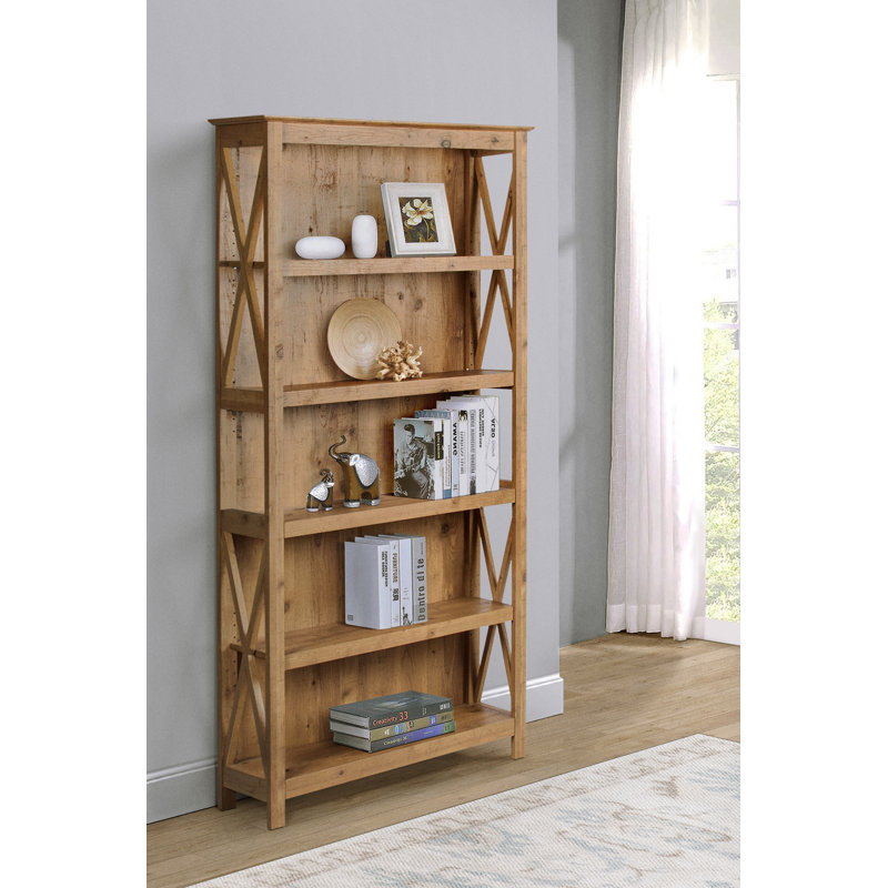 Jeannette 71" H Bookcase, 5-Shelf