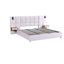 Très grand lit plateforme tapissier hydraulique en velours avec rangement-118010445