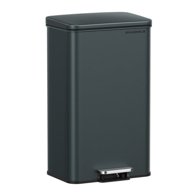 Ashaan Metal Step On Kitchen Trash Can - 40L