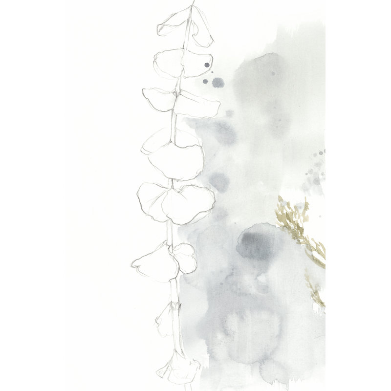 Wildflower Triptych I by Jennifer Goldberger - Wrapped Canvas Painting, 91cm H x 61cm W