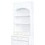 Garde-manger de 83,7 pouces de hauteur avec comptoir en faux marbre - Armoire blanche pour tablettes-343112574