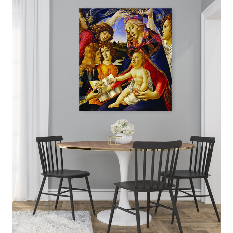 Madonna of the Magnificat, reproduction d'art murale classique, H 48 po x l 48 po