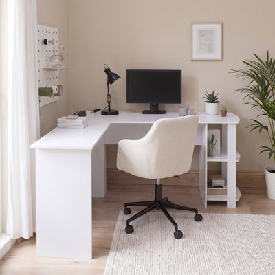 Glenhaven L-Shaped Computer Desk