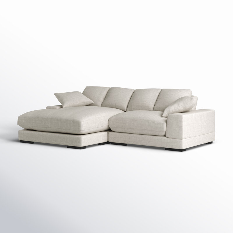 Plunge Sectional, Beige Linen