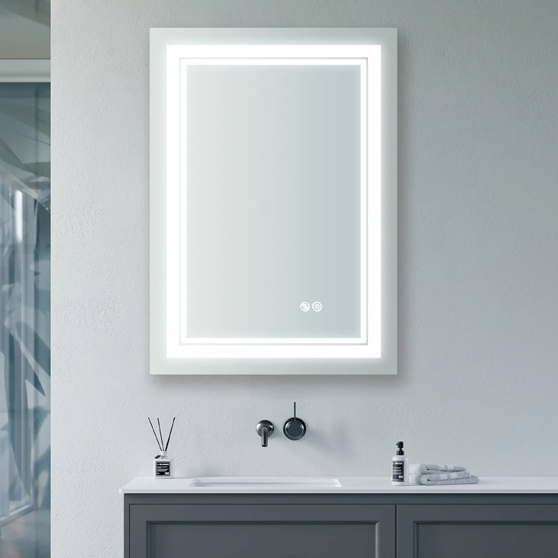 Miroir de salle de bain / miroir de salle de bain, 28 po x 20 po