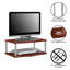 Edwin Two Tier Swivel Riser for TVs up to 26"-2130566349